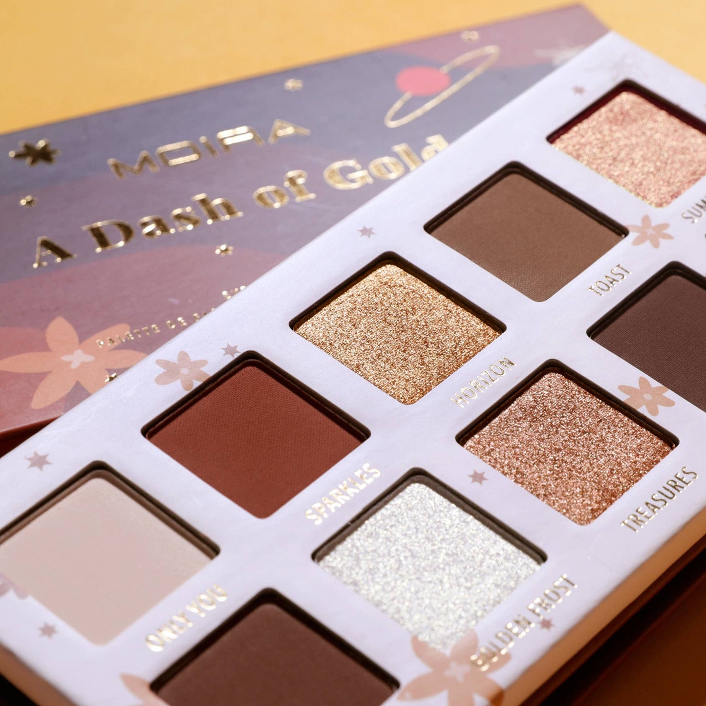 MOIRA - Fairy tale Shadow Palette - 004 A Dash of Gold