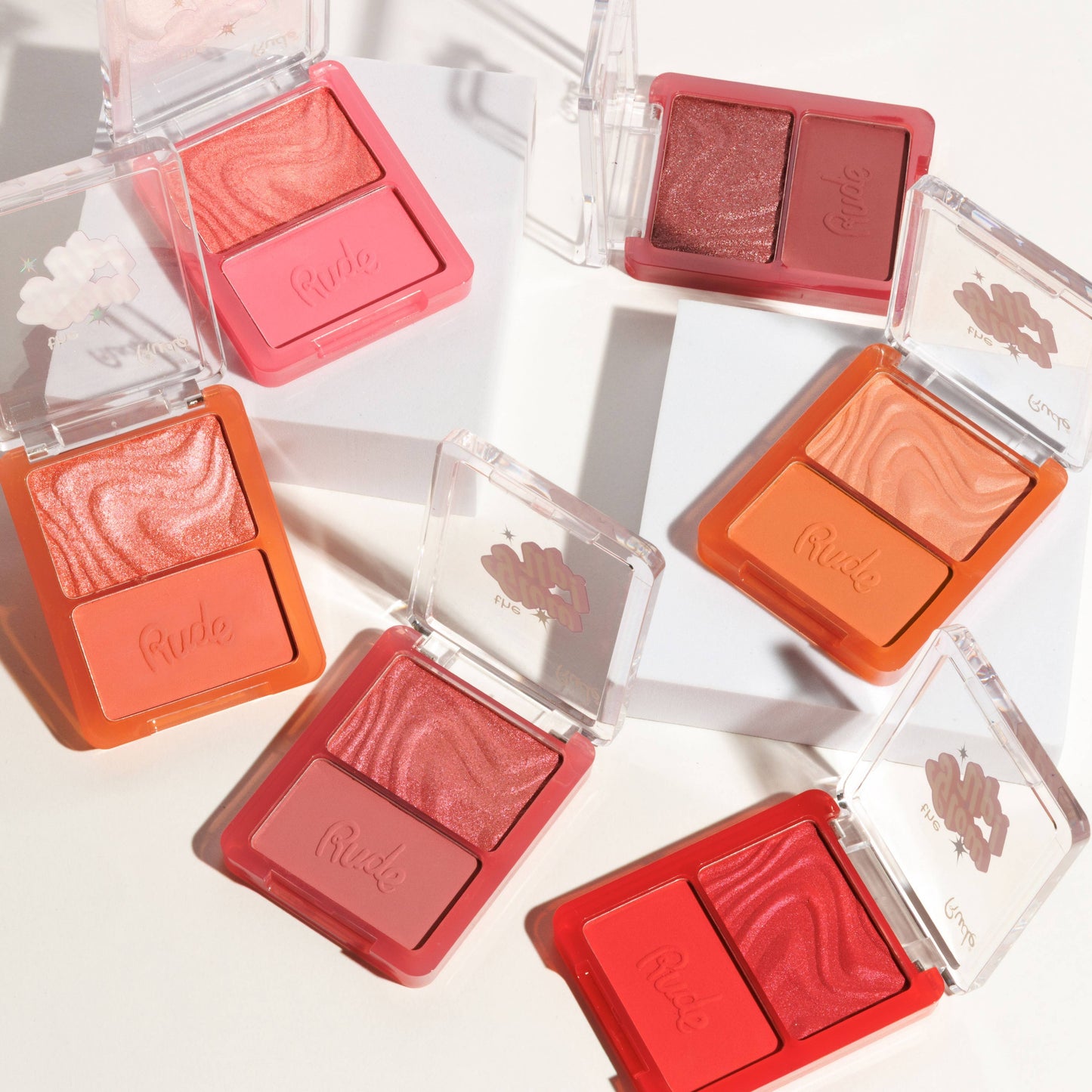 RUDE - The Glow Up! Matte & Shimmer Blush Duo