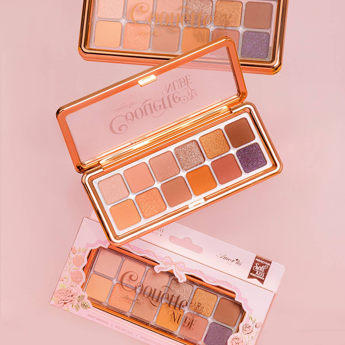 AMORUS - Coquette Nude - Pressed Pigment Palette