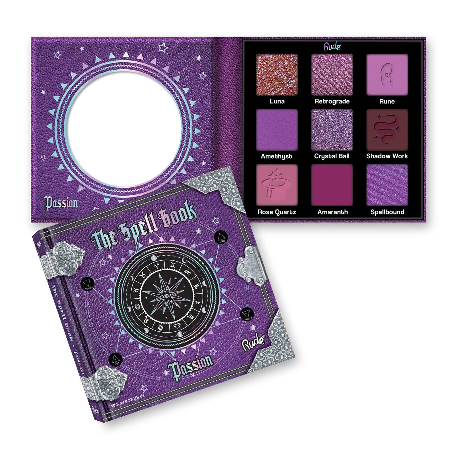 RUDE - The Spell Book Smooth and Blendable Eyeshadow Palette