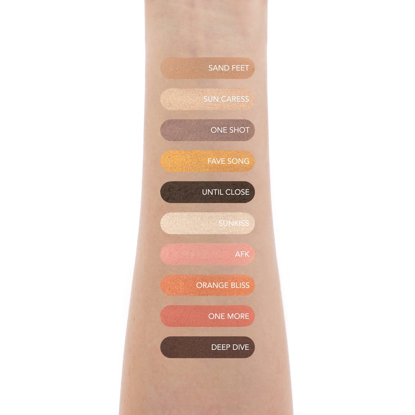 AMORUS - 5 SHADE TRAVEL PALETTES - GOLDEN SUNSET AND TEQUILA SUNRISE