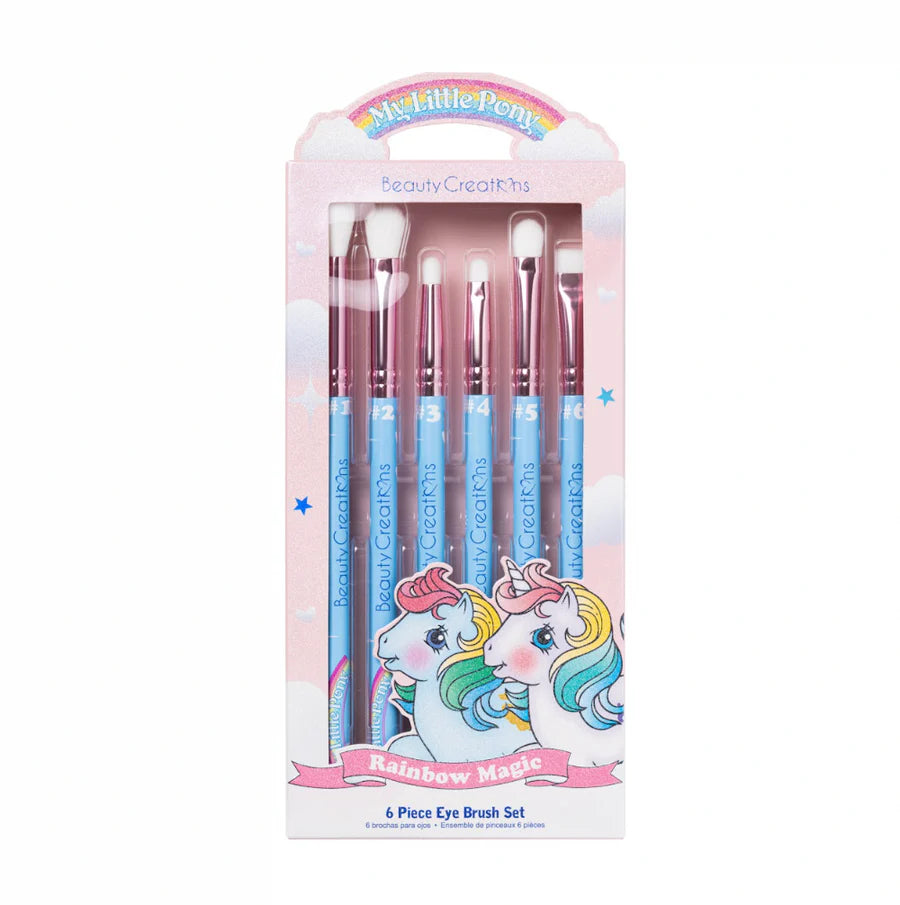 BEAUTY CREATIONS - My Little Pony Rainbow Magic 6 Piece Brush Set