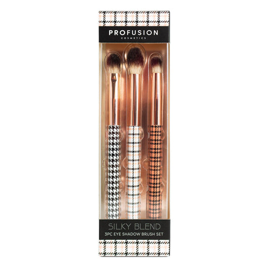 PROFUSION - Silky Blend - 3 Piece Firm Blending Eyeshadow Brush Set