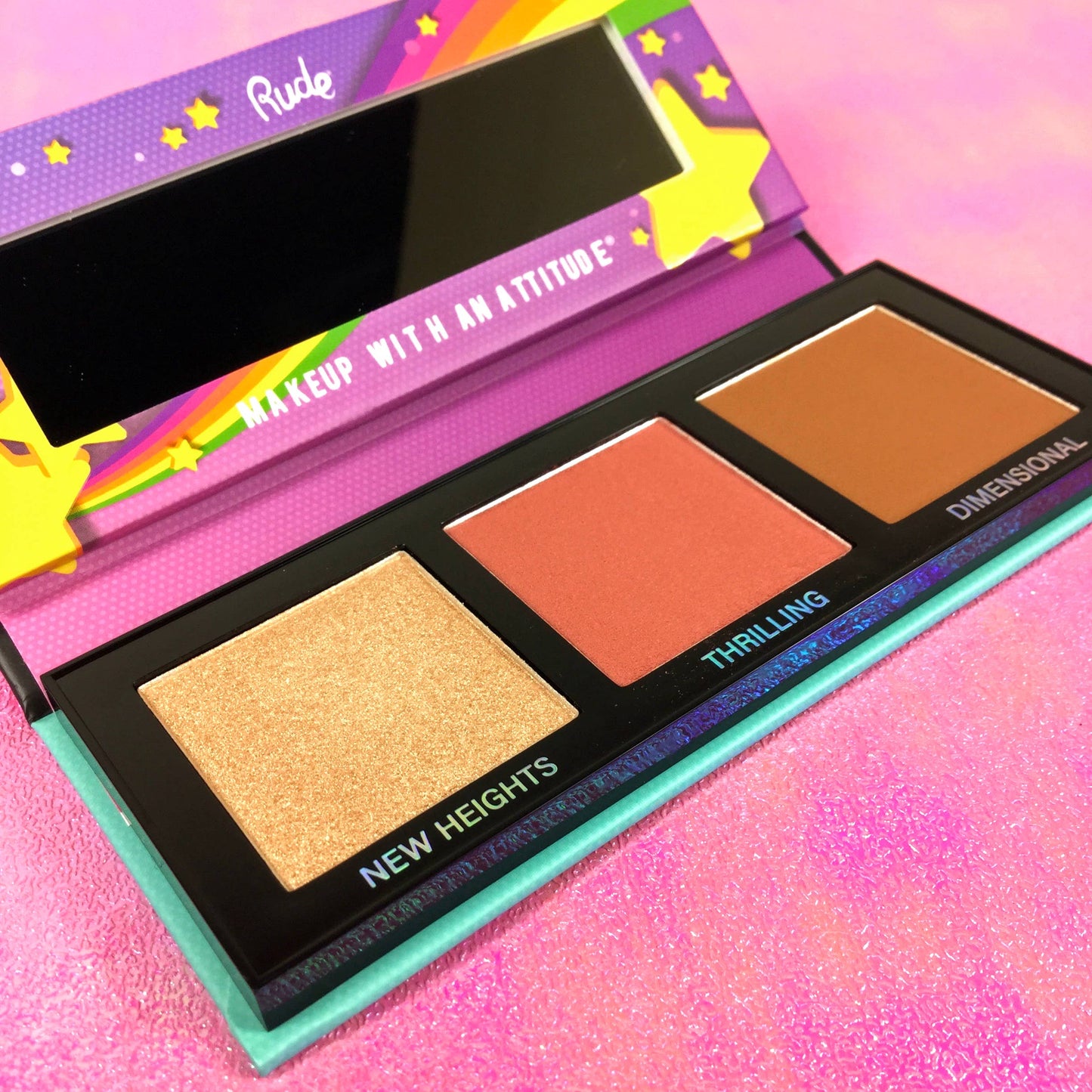 RUDE - NoFilter 3D Face Palette - Stars