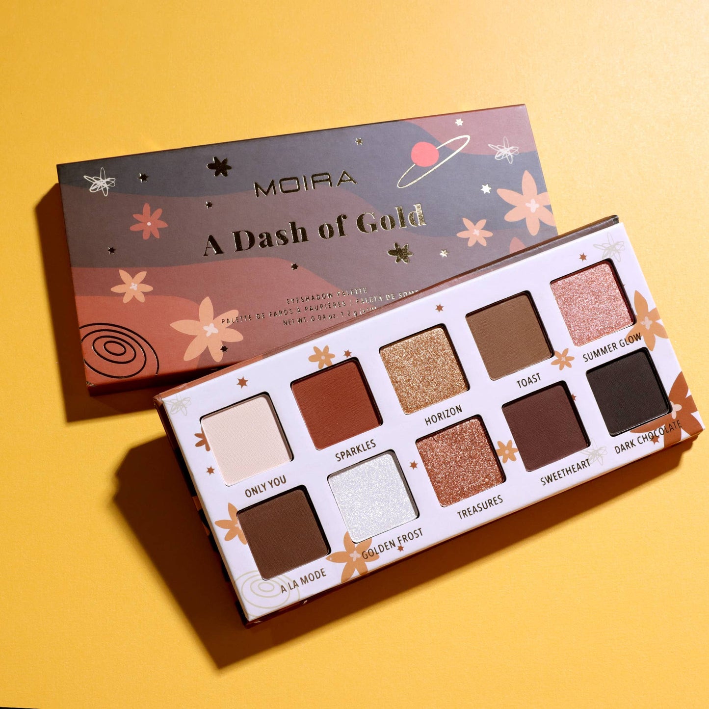MOIRA - Fairy tale Shadow Palette - 004 A Dash of Gold