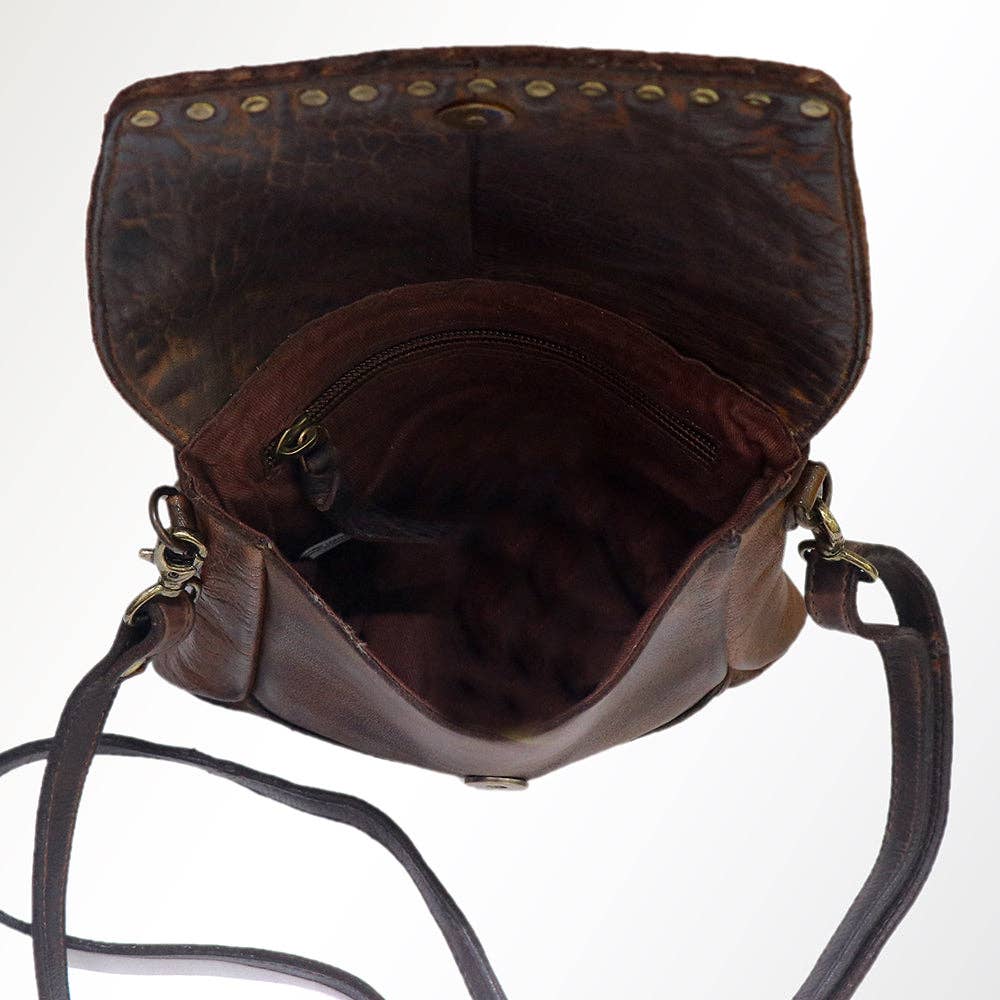 LC-NMBGM123 Crossbody Genuine Leather women bag western Bag