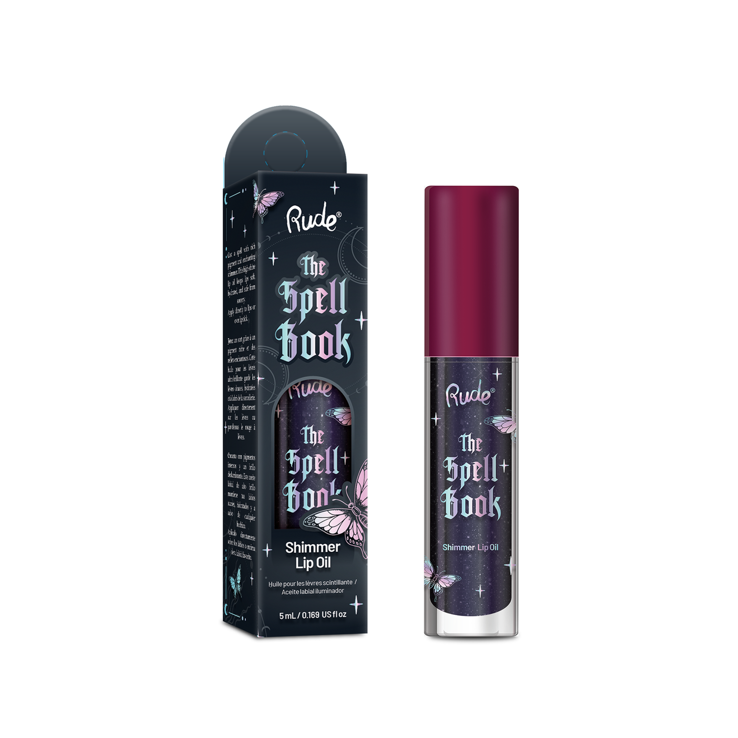 RUDE - The Spell Book Collection Shimmer Lip Oil