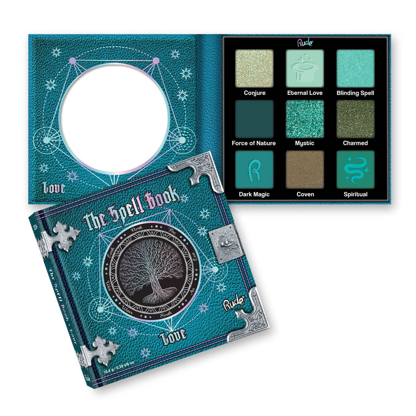 RUDE - The Spell Book Smooth and Blendable Eyeshadow Palette