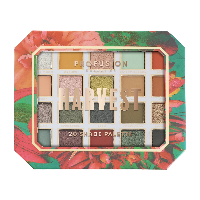 PROFUSION - Superbloom 20 Shade Multi-Finish Eyeshadow Palette, Harvest