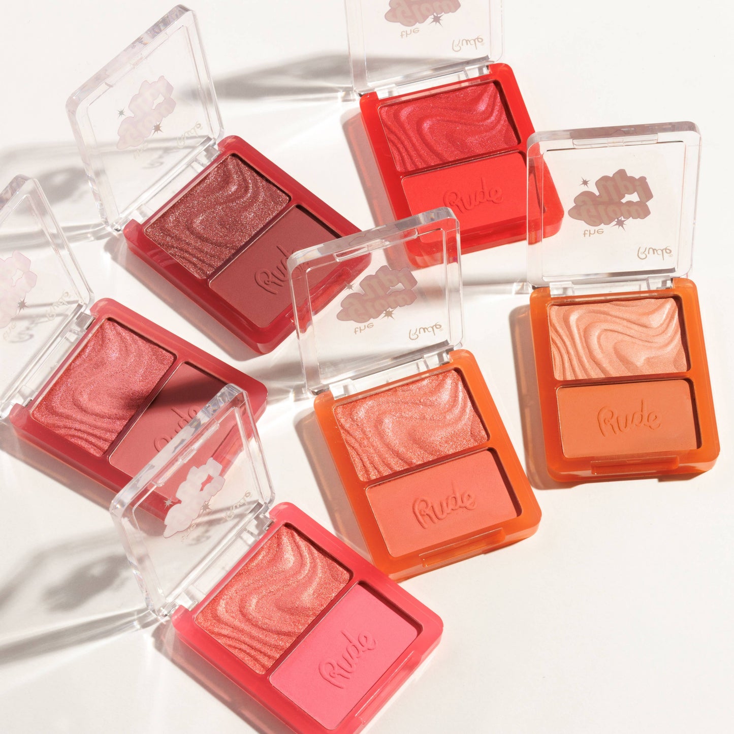 RUDE - The Glow Up! Matte & Shimmer Blush Duo