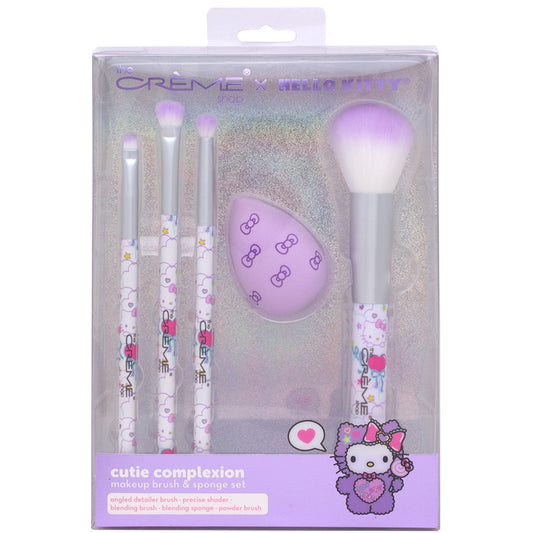 THE CRÈME SHOP - Hello Kitty Cutie Complexion Makeup Brush And Sponge Set