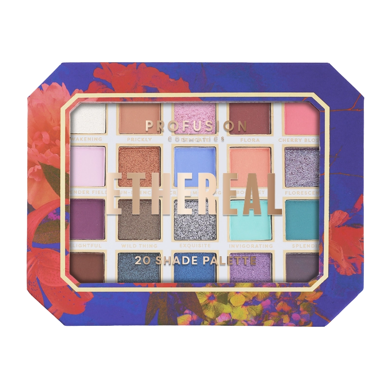 PROFUSION - Superbloom 20 Shade Multi-Finish Eyeshadow Palette, Ethereal