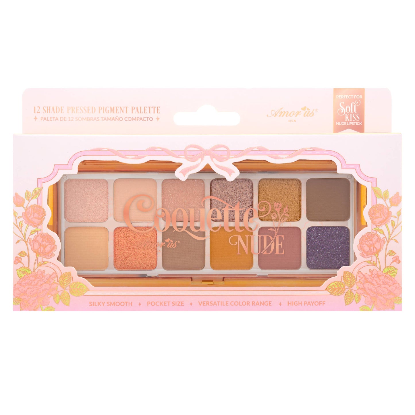 AMORUS - Coquette Nude - Pressed Pigment Palette
