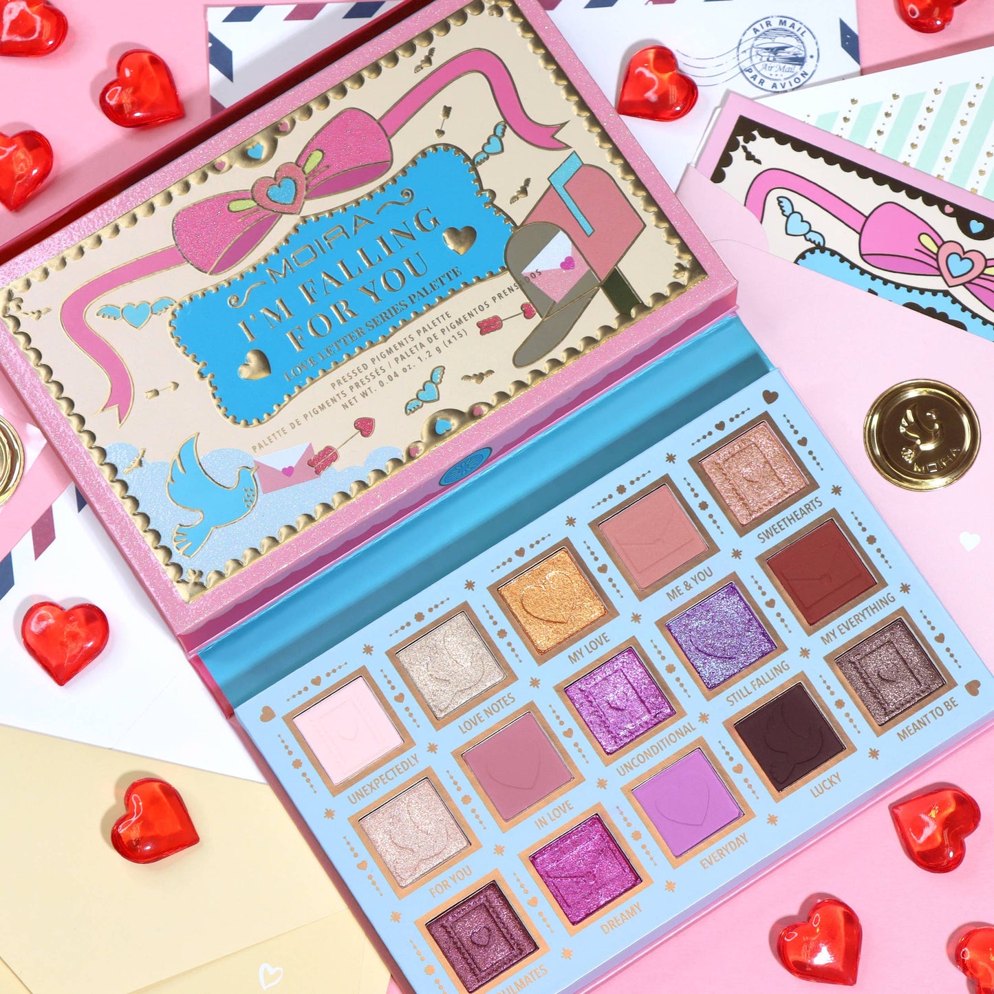 MOIRA - I'm Falling For you Pressed Pigment Palette