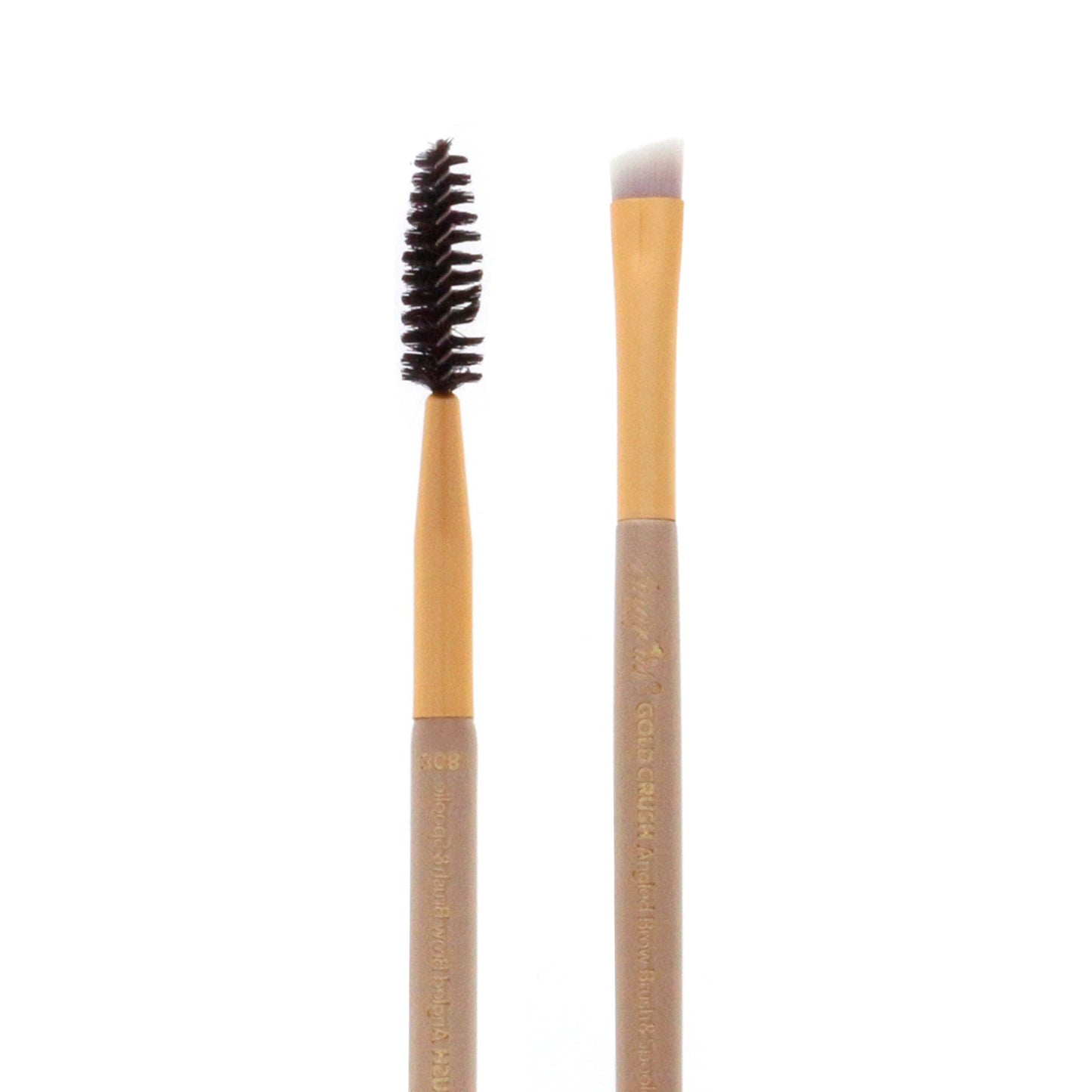 AMORUS - Gold Crush Angled Brow Brush & Spoolie #308