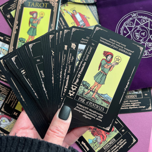 Beginners Tarot Card Set with meaning