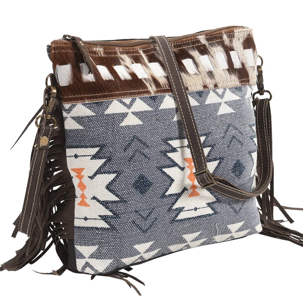 Crossbody Upcycled Canvas Ladies Bag