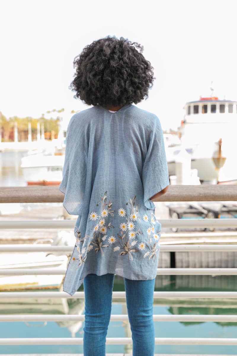 Bestselling Spring Daisy Hand Stitched – Chic Cardigan