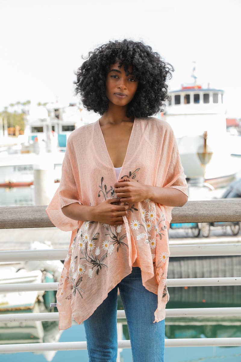 Bestselling Spring Daisy Hand Stitched – Chic Cardigan