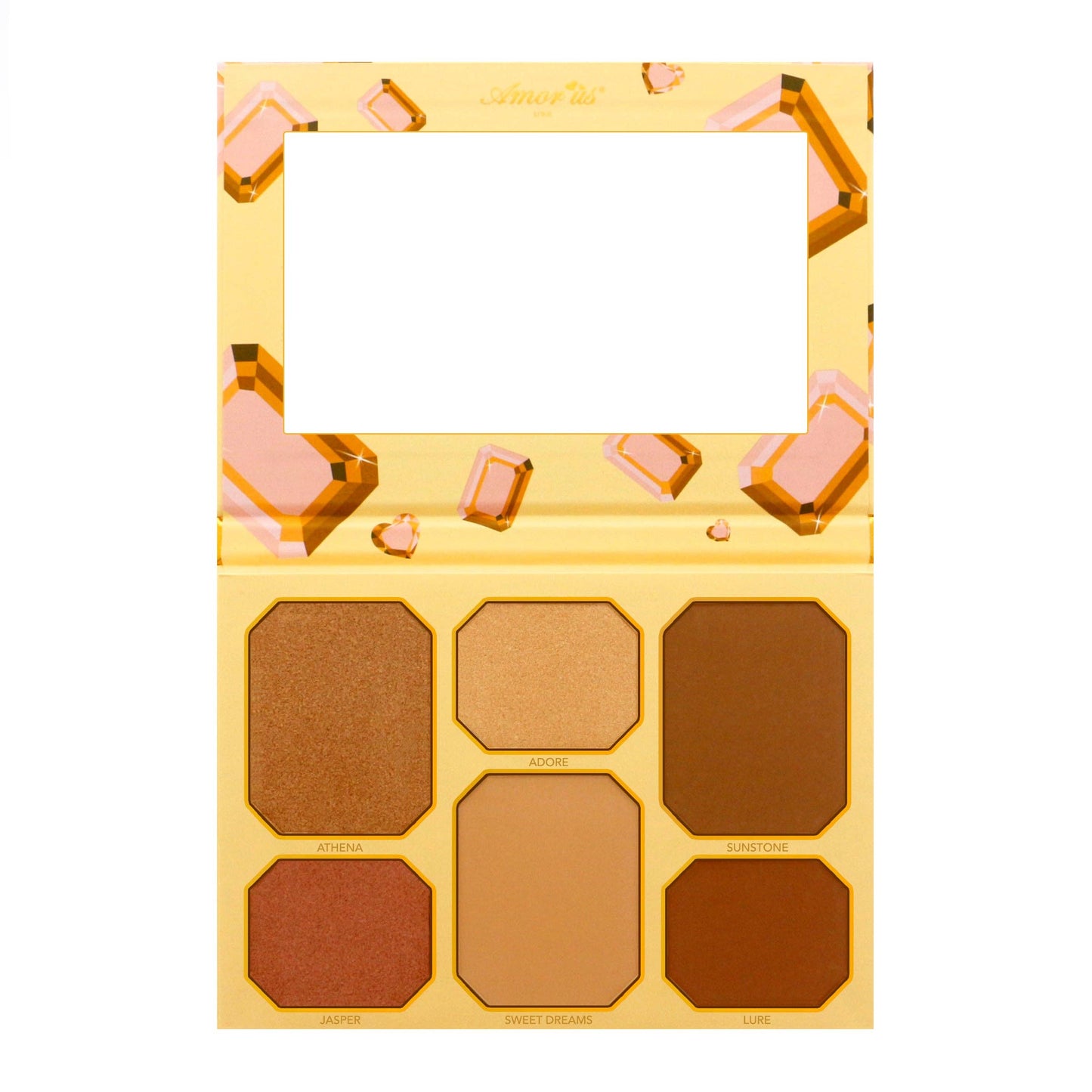 AMORUS - Golden Fever - Contour & Highlighter Palette