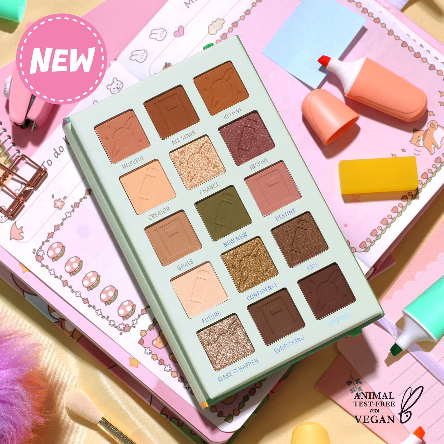 MOIRA COSMETICS - Believe Create Destiny Pressed Pigment Eyeshadow Palette