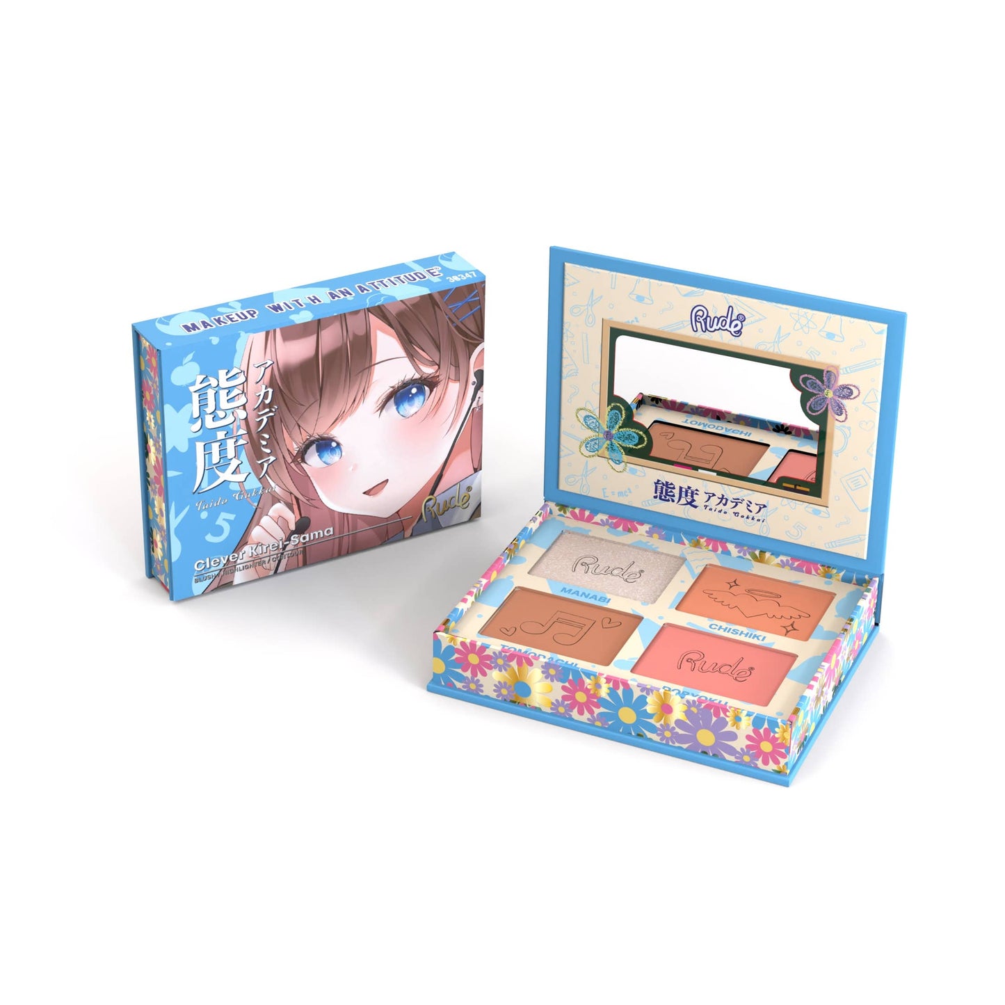 RUDE - Manga Face Palette - Clever Kirei-Sama