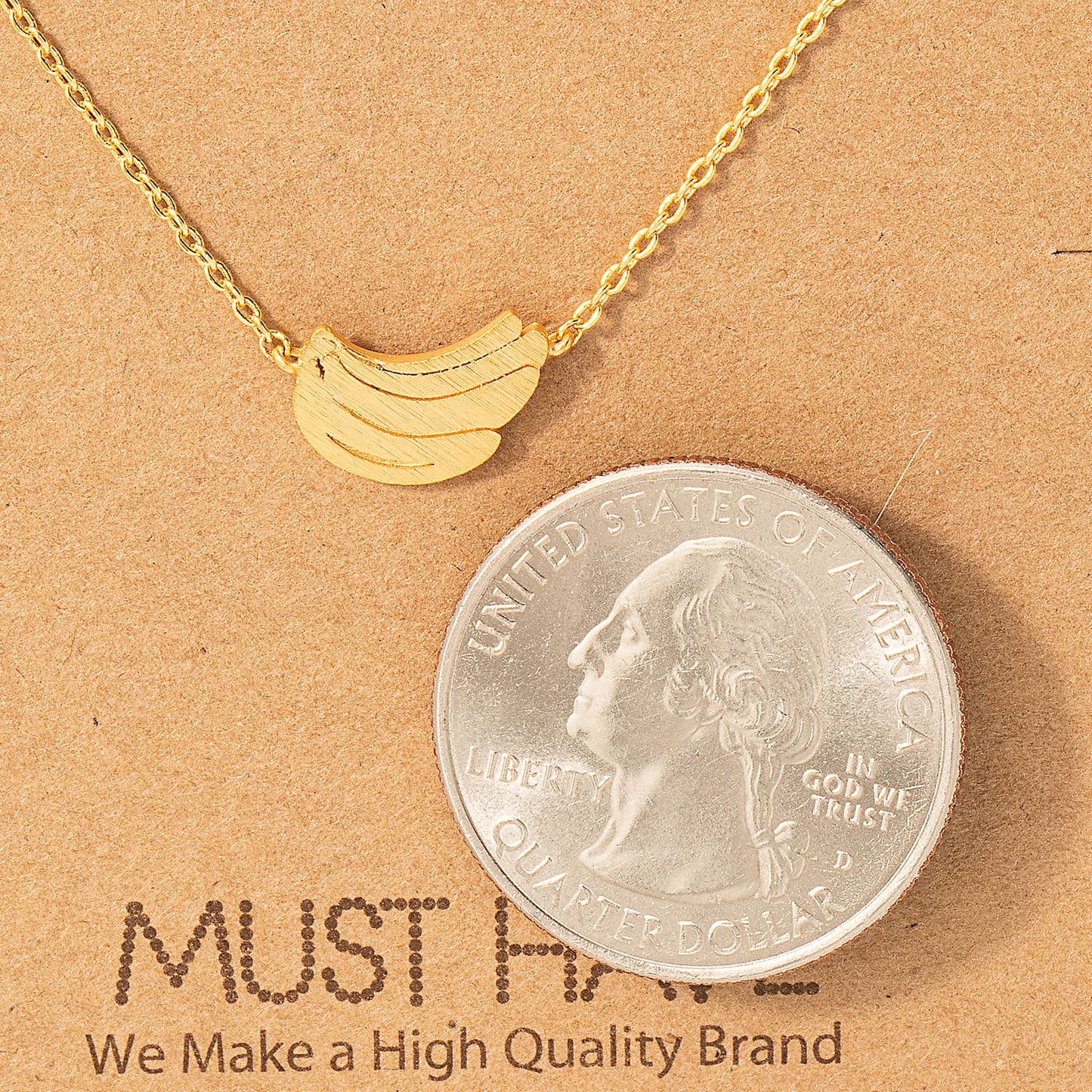 Dainty Banana Pendant Necklace