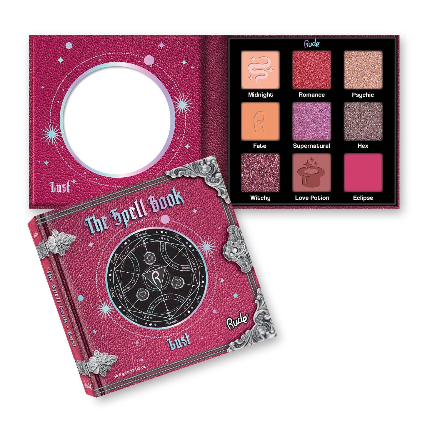 RUDE - The Spell Book Smooth and Blendable Eyeshadow Palette