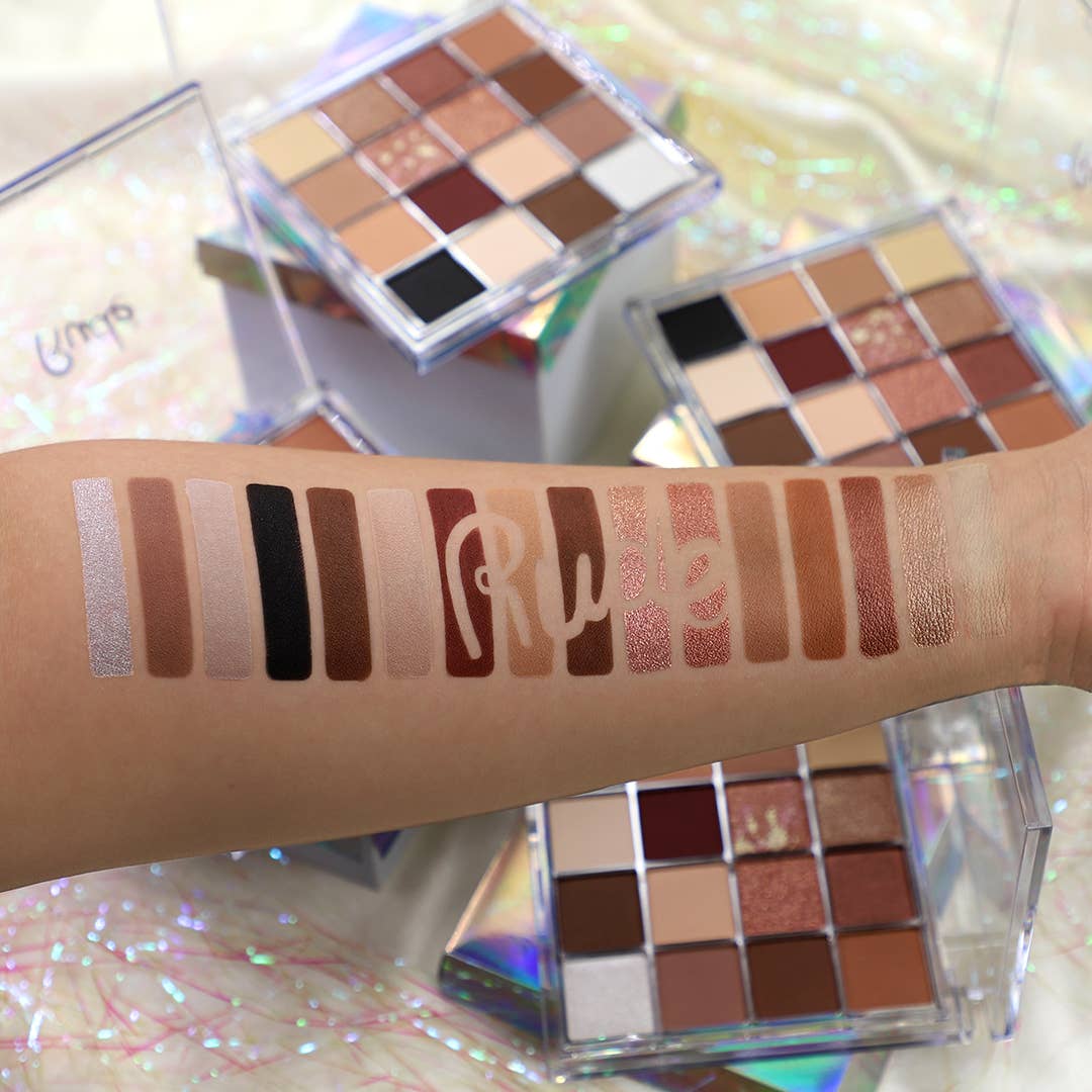 RUDE - Be Square Pressed Pigments & Shadows Palette