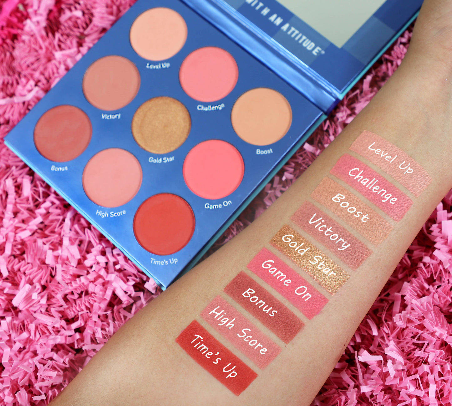 RUDE - Blush Crush 9 Color Blush Palette - Level Up