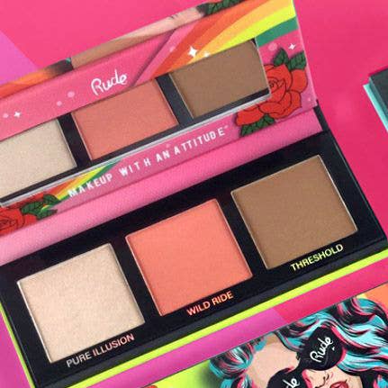 RUDE - NoFilter 3D Face Palette - Roses