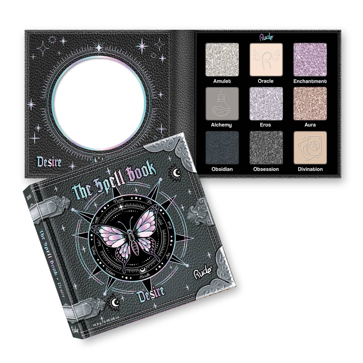 RUDE - The Spell Book Smooth and Blendable Eyeshadow Palette