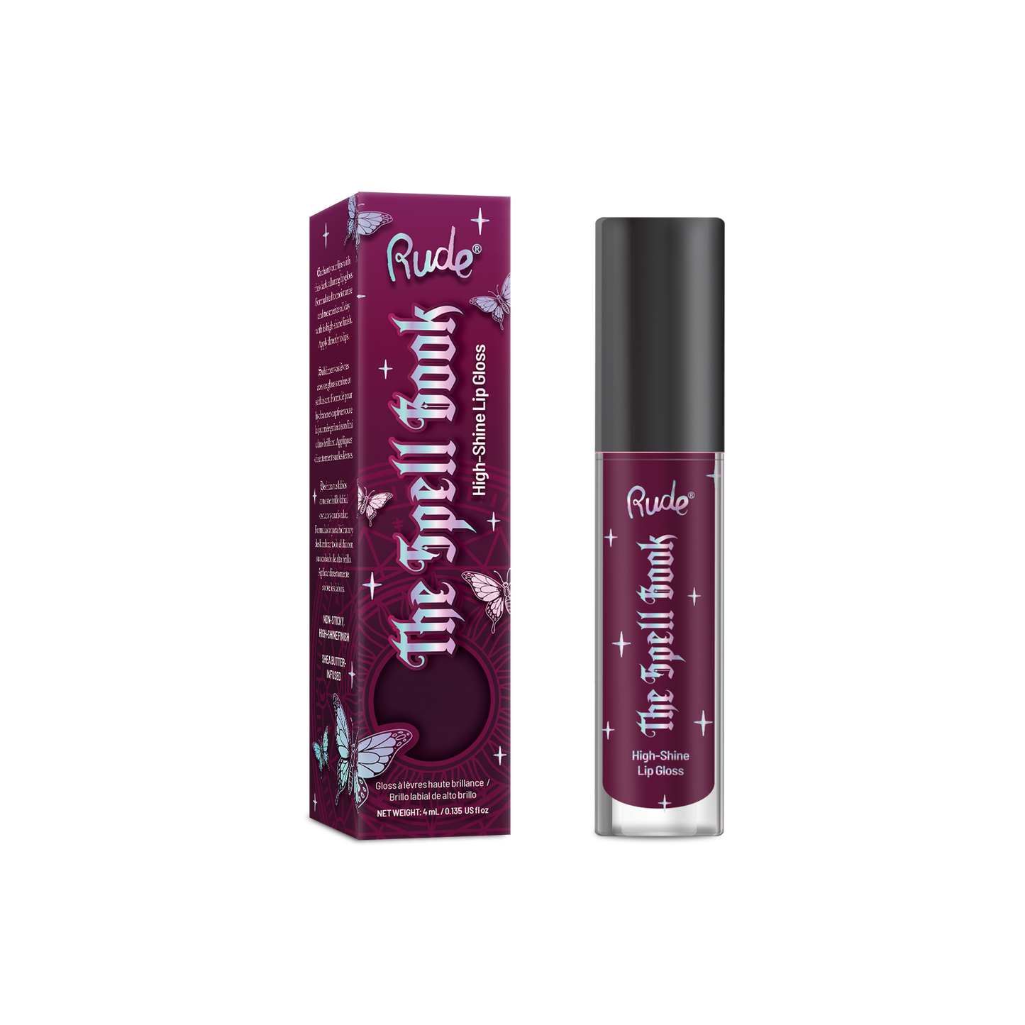 RUDE - The Spell Book High-Shine Lip Gloss