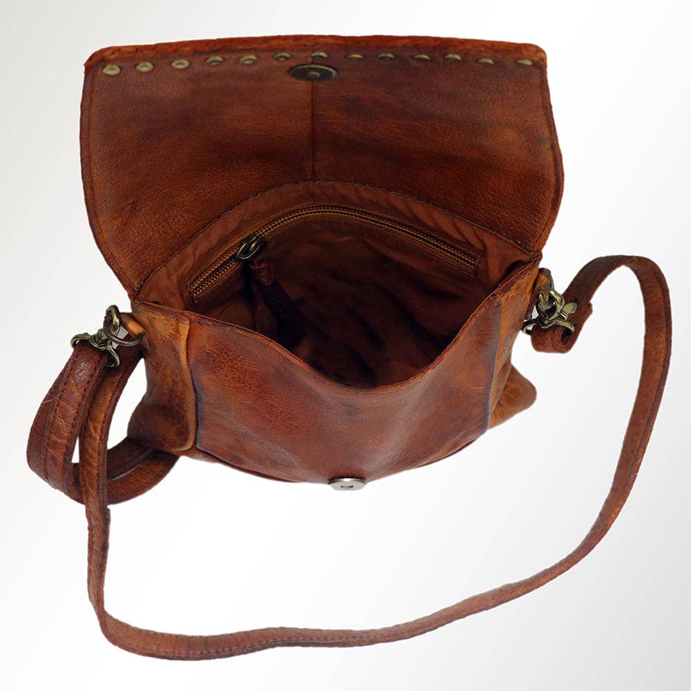 LC-NMBGM123 Crossbody Genuine Leather women bag western Bag
