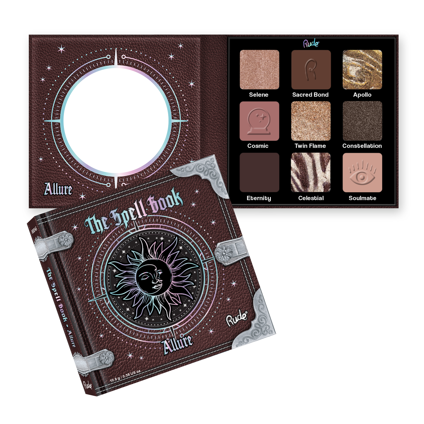 RUDE - The Spell Book Smooth and Blendable Eyeshadow Palette