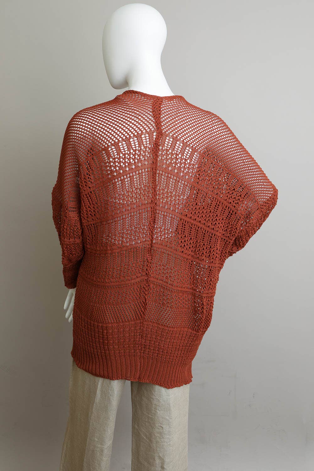 Relaxed Fit Boutique Cardigan | Fashionable Netted Knit 🌟