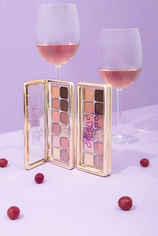 AMORUS - MAUVE CYCLE - 12 SHADE PRESSED PIGMENT PALETTE