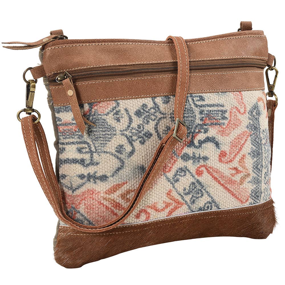 Crossbody Upcycled Canvas Ladies Bag