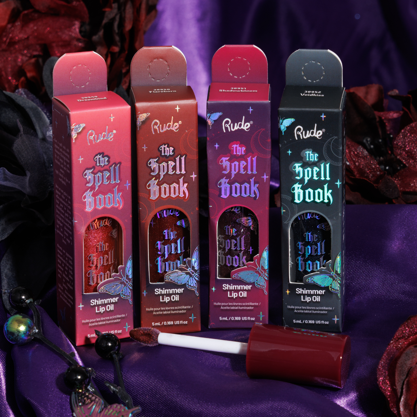 RUDE - The Spell Book Collection Shimmer Lip Oil