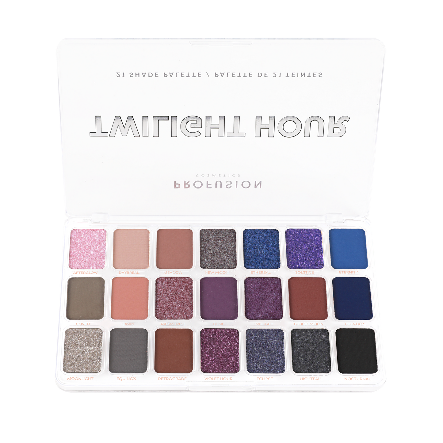 PROFUSION - Artistry Smooth 21 Shades Eyeshadow Palette - Twilight Hour