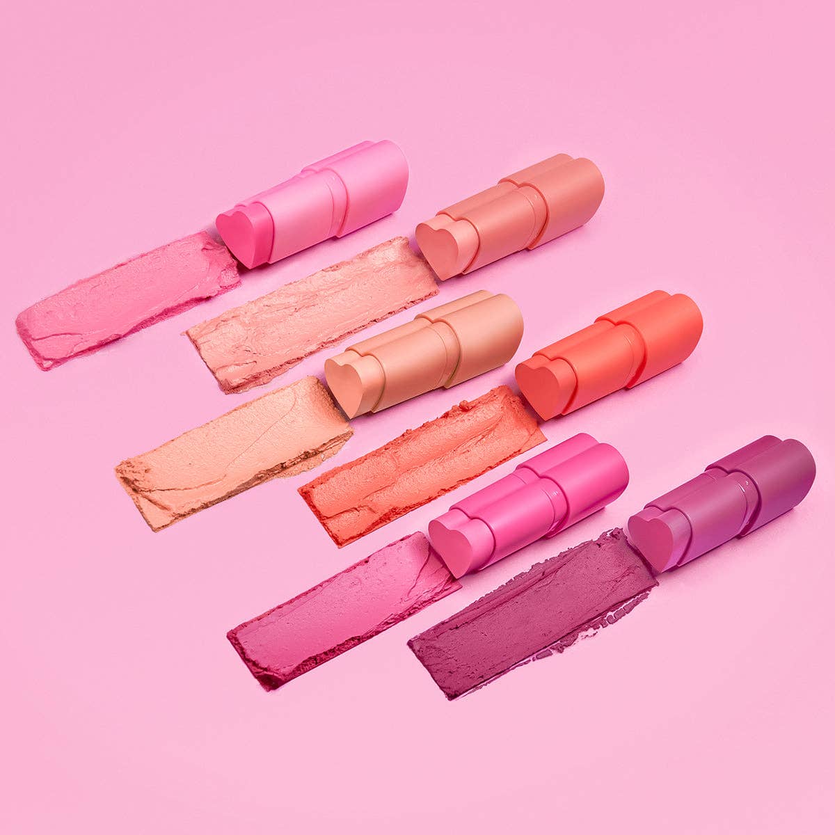 AMORUS - Sweet Blush Set | Sweet Blush Heart Shaped Stick Blush