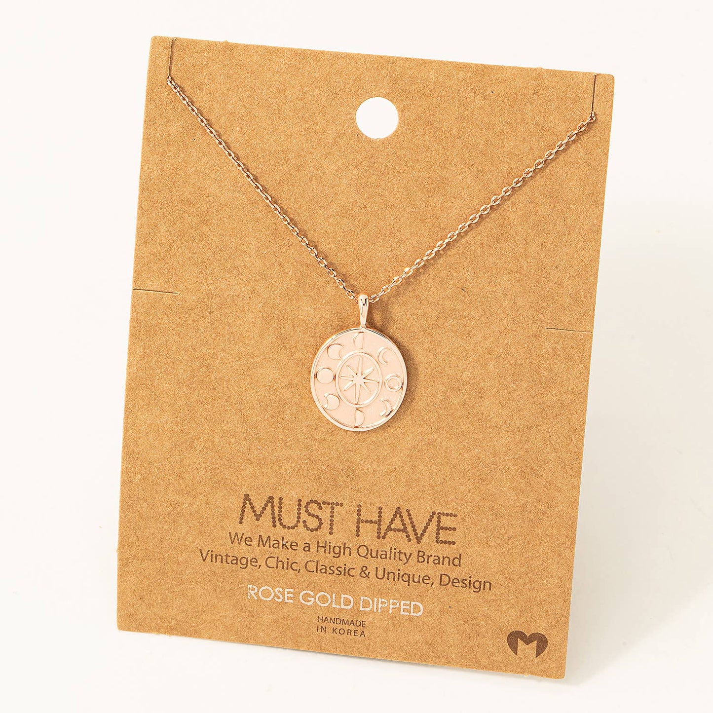 North Star Medallian Coin Necklace
