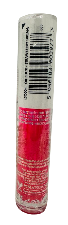 LOTTIE LONDON - Oil Slick Lip Oil-Strawberry Dreams