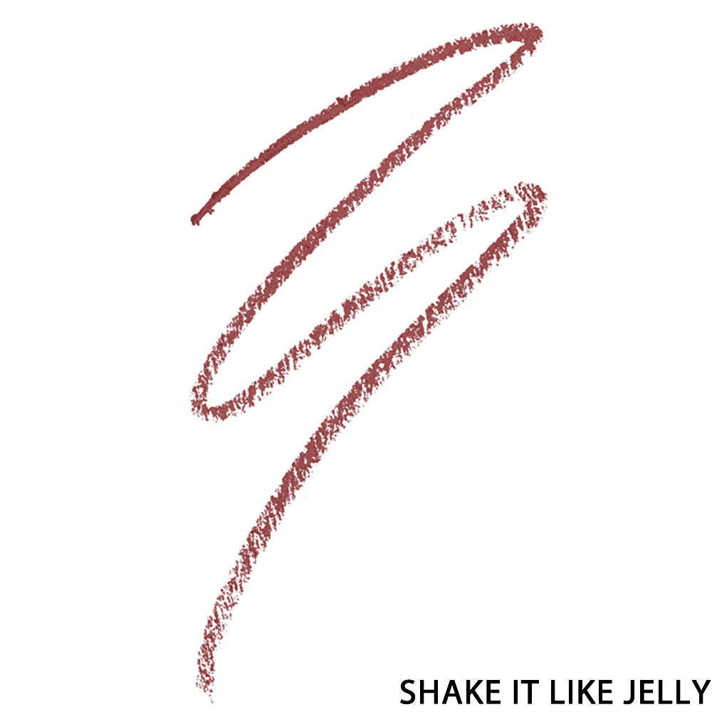 BEAUTY CREATIONS -  Wooden Lip Pencil 6Pc Set Wine