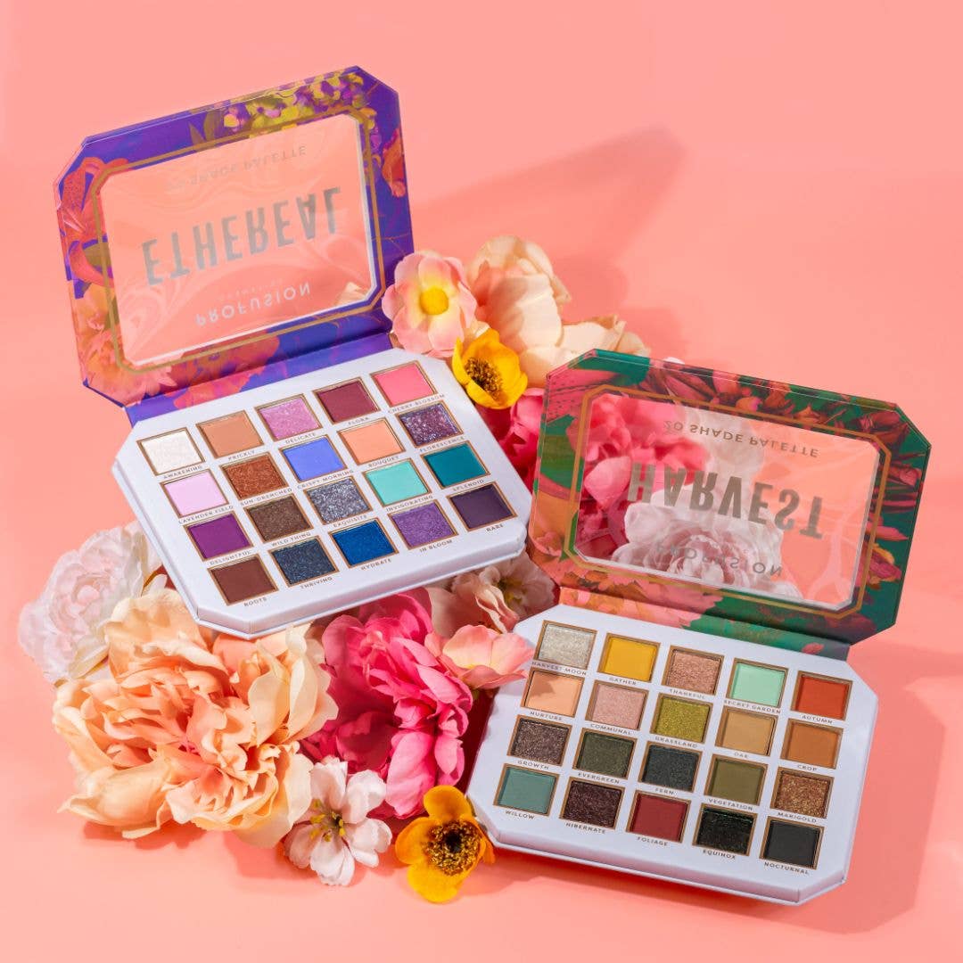 PROFUSION - Superbloom 20 Shade Multi-Finish Eyeshadow Palette, Harvest