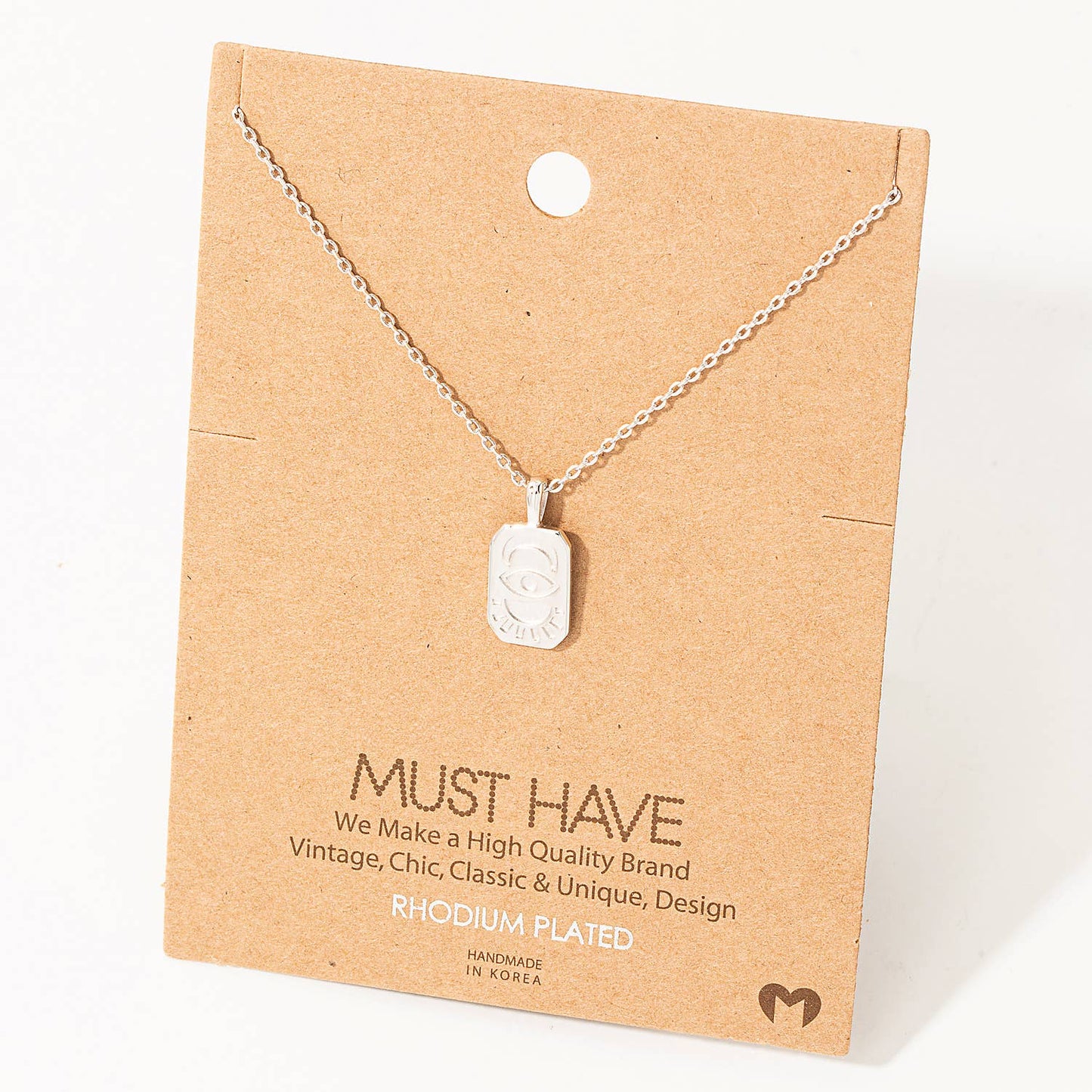 Moon Eye Sun Pendant Necklace