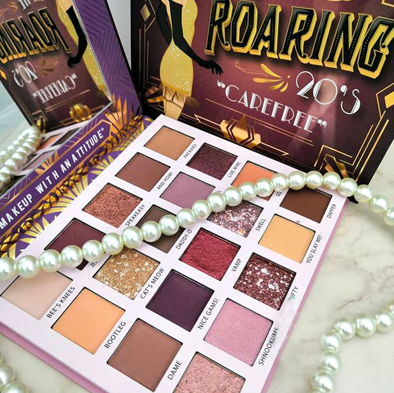 RUDE - The Roaring 20's Eyeshadow Palette - Carefree