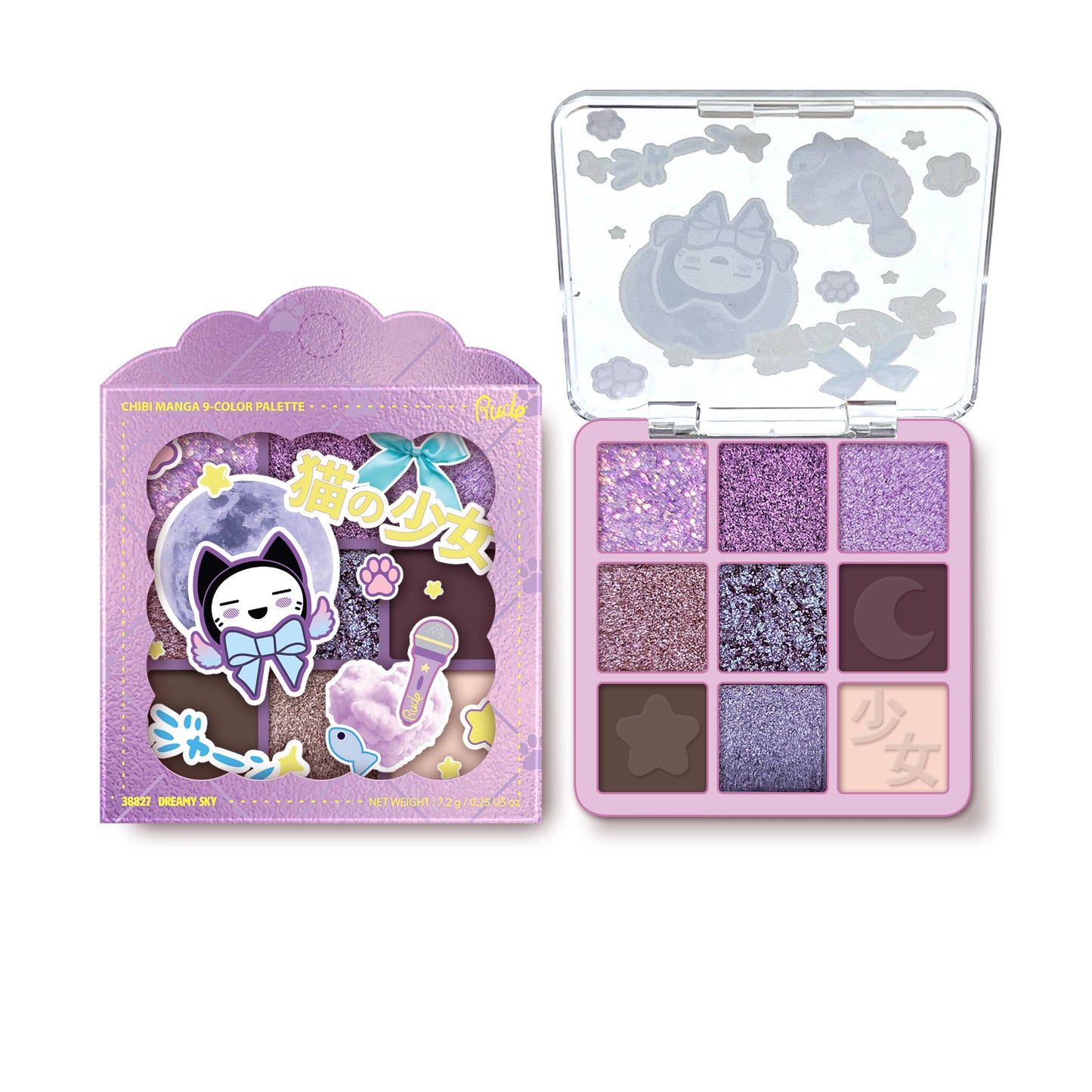 RUDE - Chibi Manga 9 Color Eyeshadow Palette