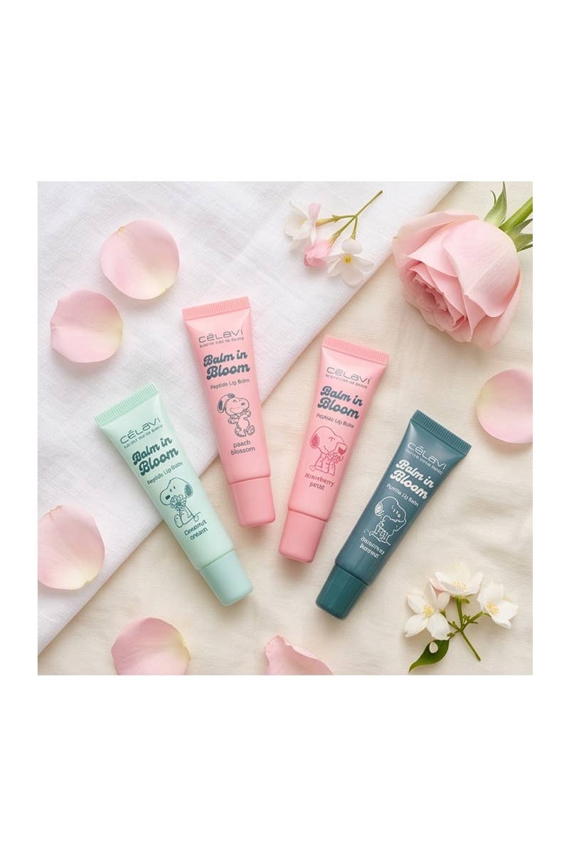 CELAVI - Balm in Bloom 4 pc Peptide Lip Balm Set - 12
