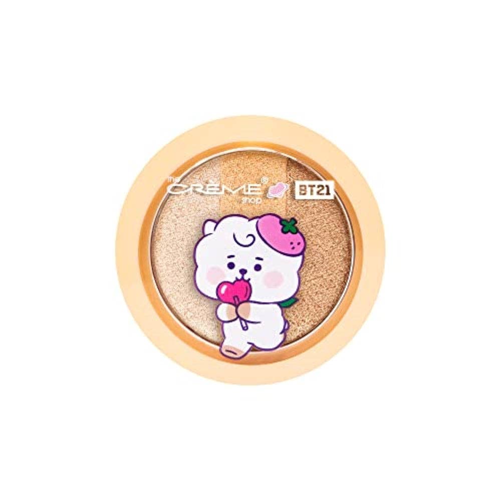CRÉME SHOP - BT21 Baby RJ Ultra-Pigmented Eyeshadow Trio - Golden Lolly
